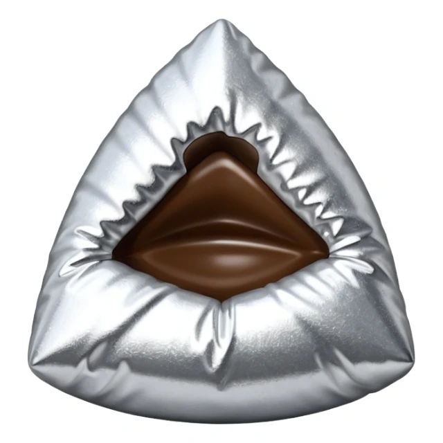 Glittery Hershey’s kiss  sticker
