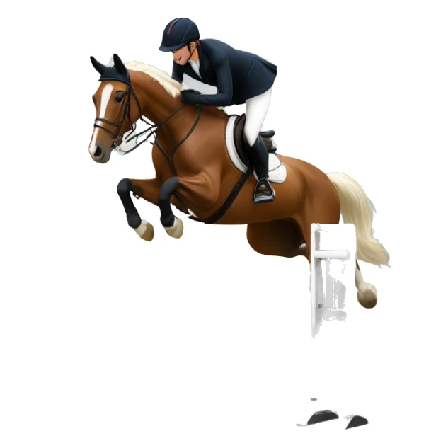 Show jumping sticker