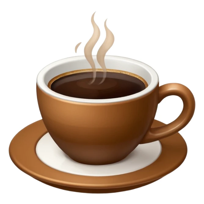 coffe and paper sticker