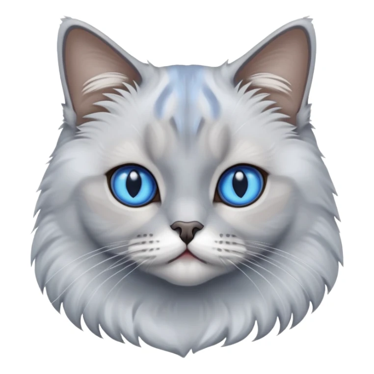 Brithis Blue point cat sticker