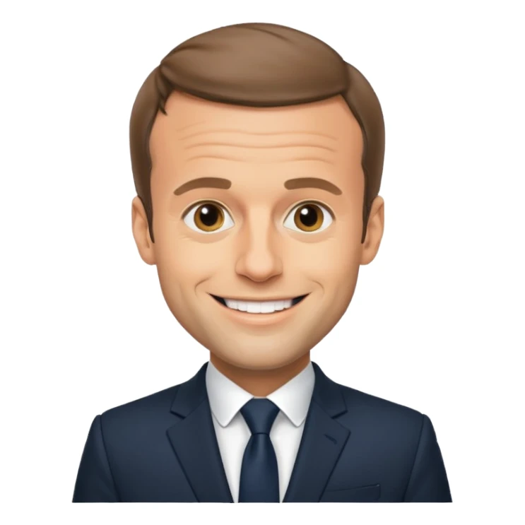 Cree moi un emoji Macron  sticker