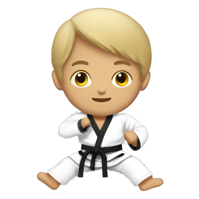 Jiujitsu kid sticker