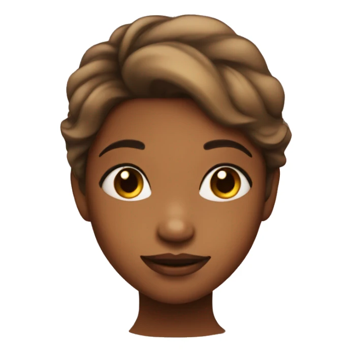 Girl shiny cheeks sticker