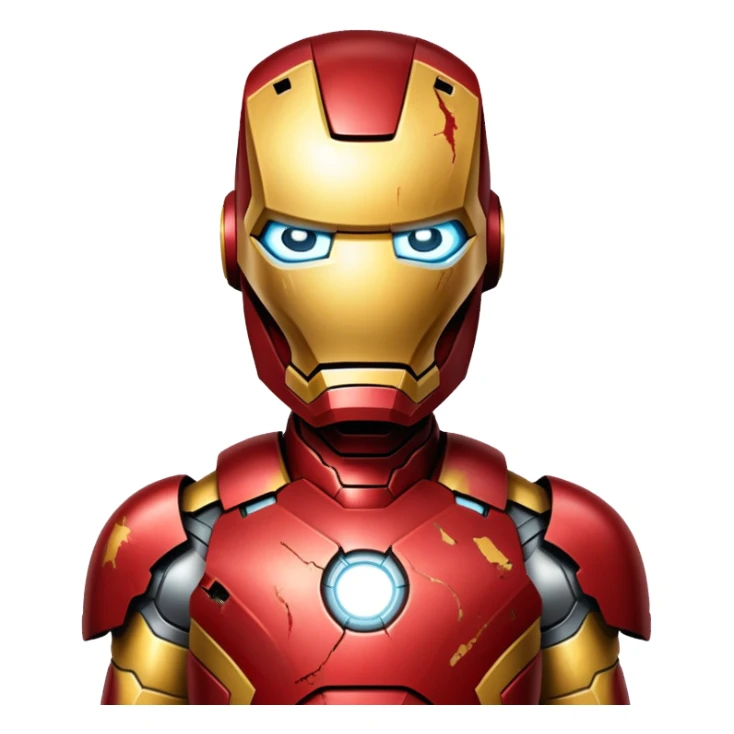 iron man from civil war sticker