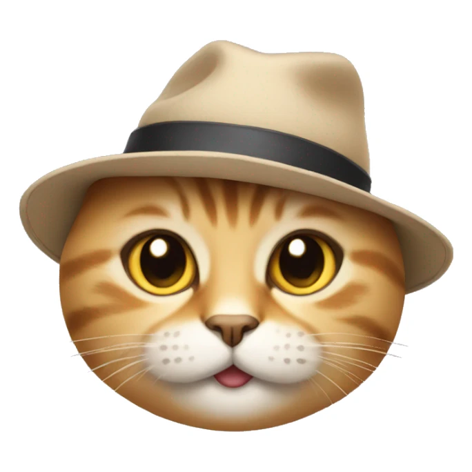 cat with a hat sticker