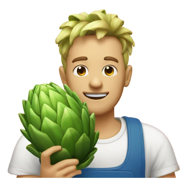 Artichoke eating watermelon  sticker