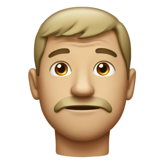 Guy with boogers out nose sticker