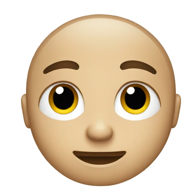 Neutral face sticker