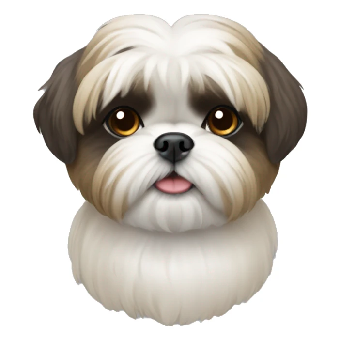 Shihtzu style emoji sticker