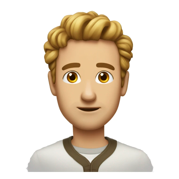 Собака ест круассан  sticker