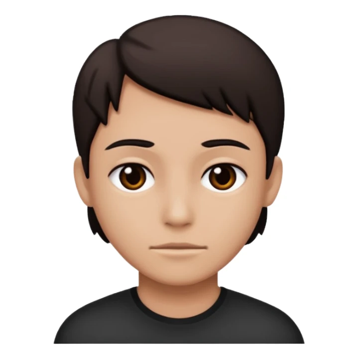 Not identify face with dark look or evil smile sticker