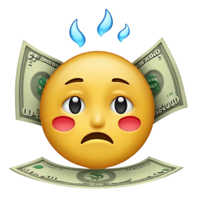 cry money sticker