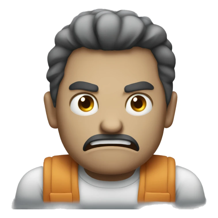 angry "12 o'clock" sticker