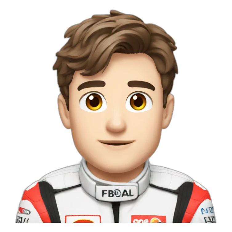 Charles leclerc en f1 sticker