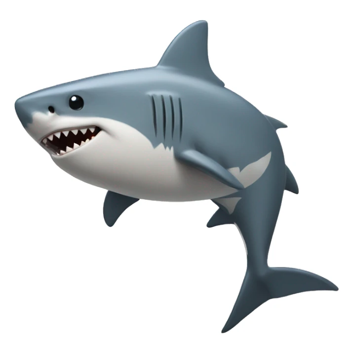 Shark hugging a heghedhog  sticker