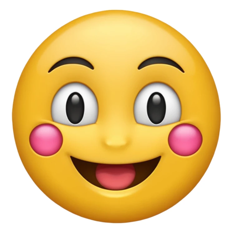 Emoji con sonrisa  sticker