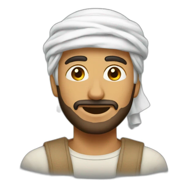 Emoji voleur arabe sticker