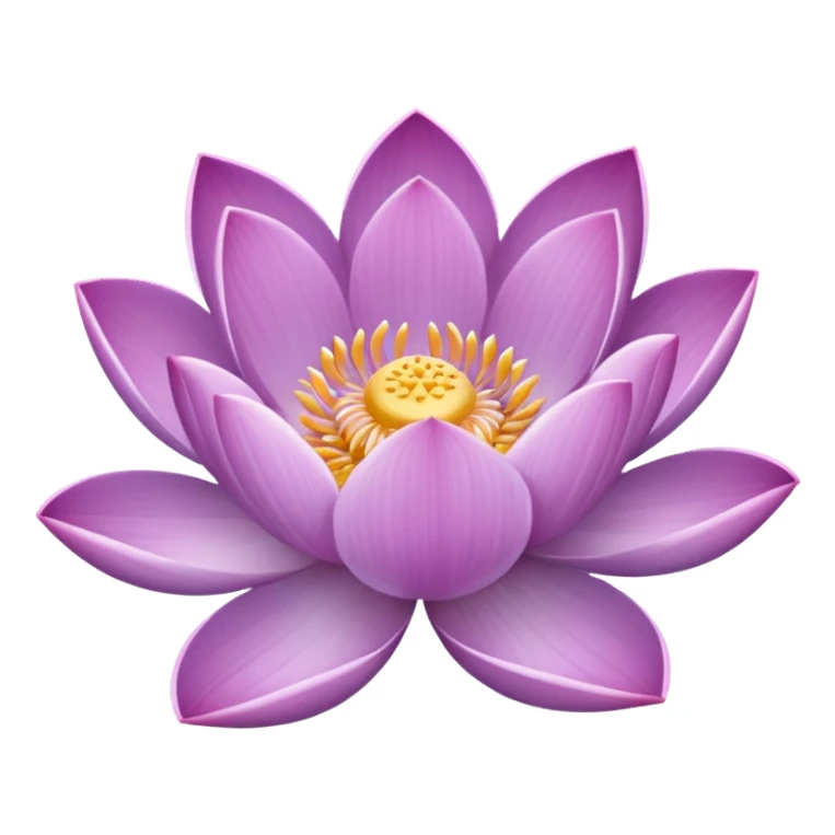 Lilac lotus sticker