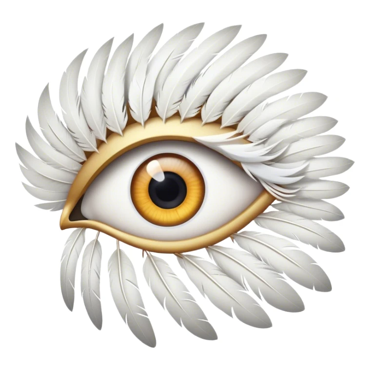 Eye with wings sticker
