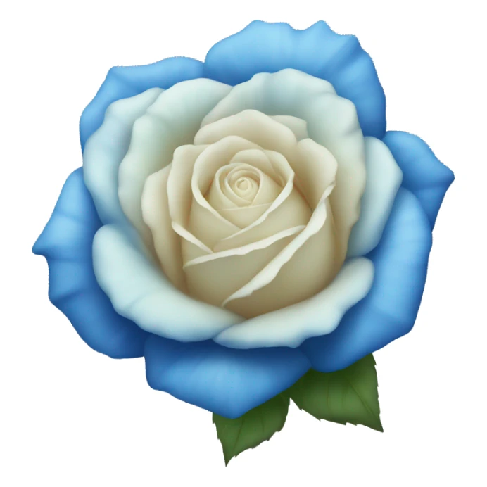 blue rose  sticker