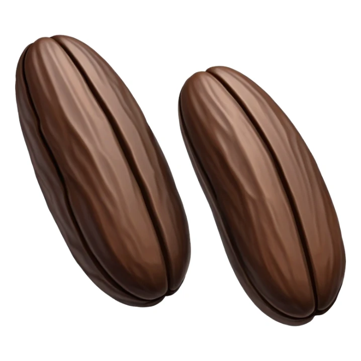 two tonka beans sticker