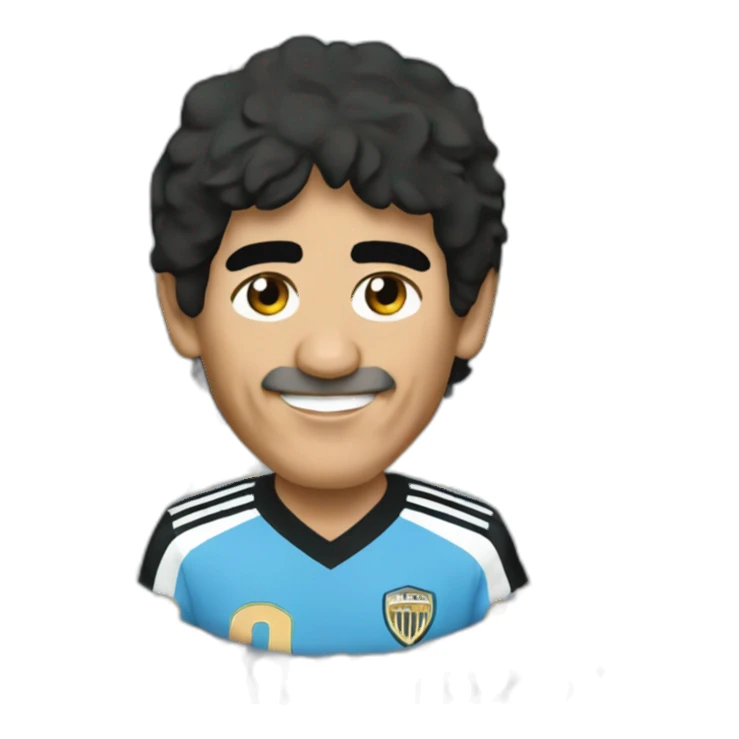 maradona feliz sticker