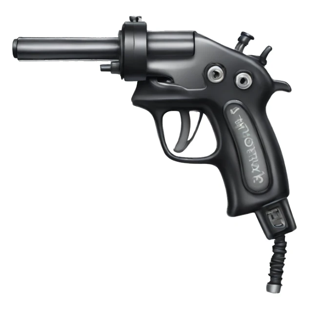 Tattoo gun sticker