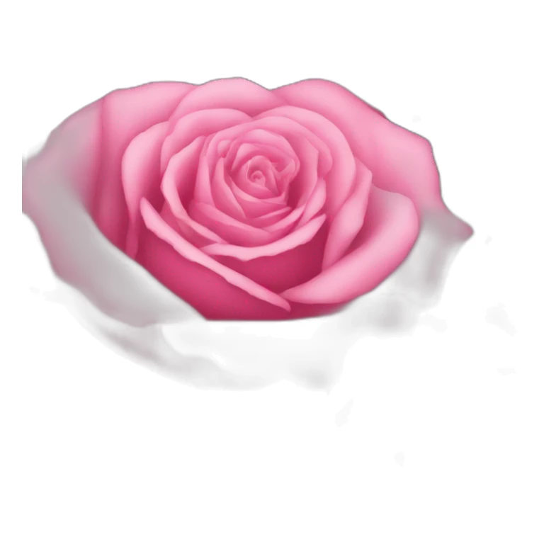 Rose black pink sticker