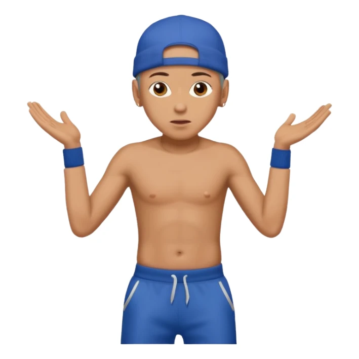 Eminem no clothes on dancing  sticker