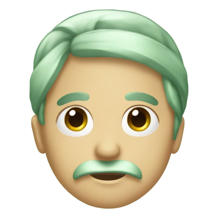 sage green ribbon sticker