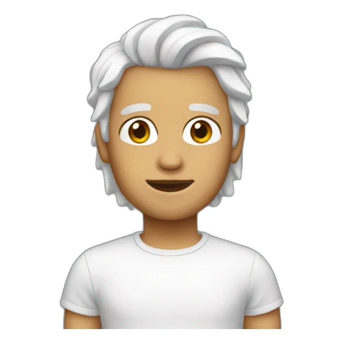 muñeco blanco sticker