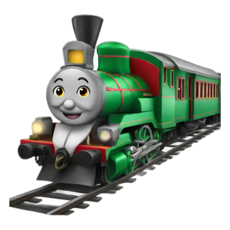 treno do papai noel sticker