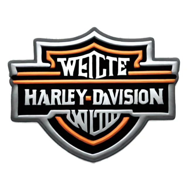 Harley Davidson logo sticker