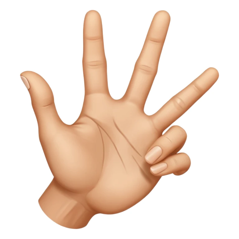 emoji de dedo señalando sticker