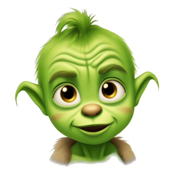 baby grinch cute sticker