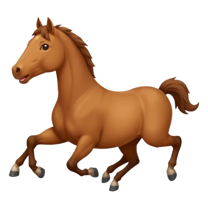 Rolling on the Floor Laughing horse sticker