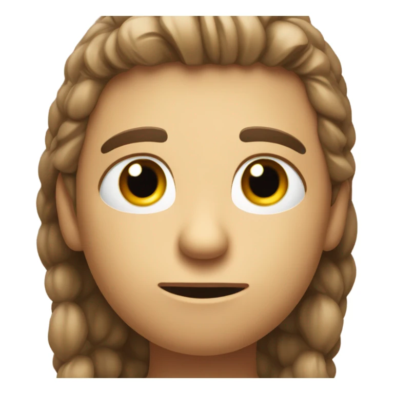 Worried happy face sticker