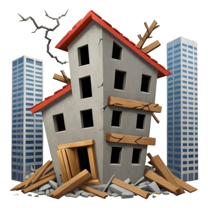 Kong smashing a house sticker