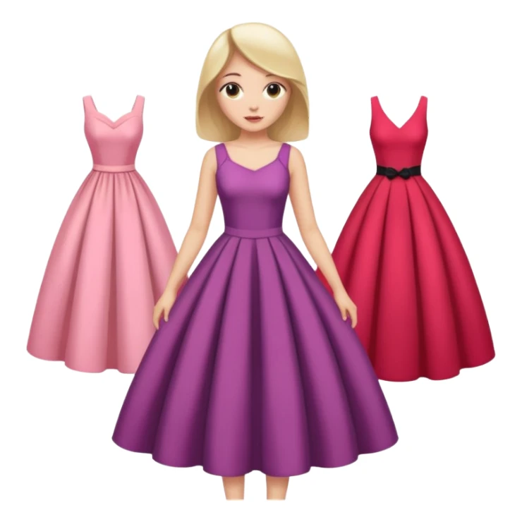 dress shopping sticker