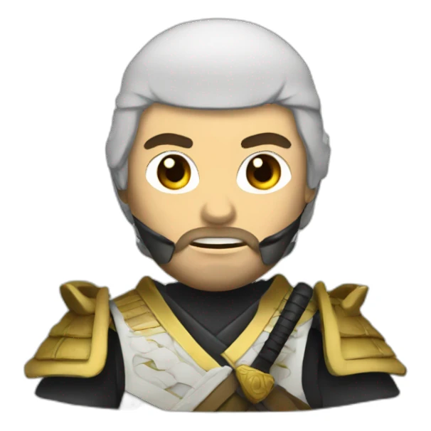 un samurai del marketing digital sticker