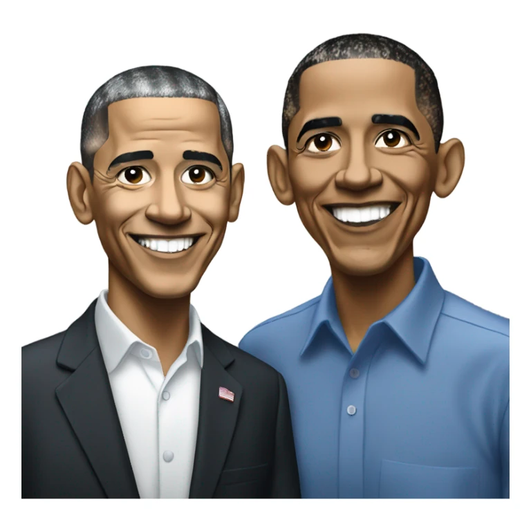 Obama and Mike sticker