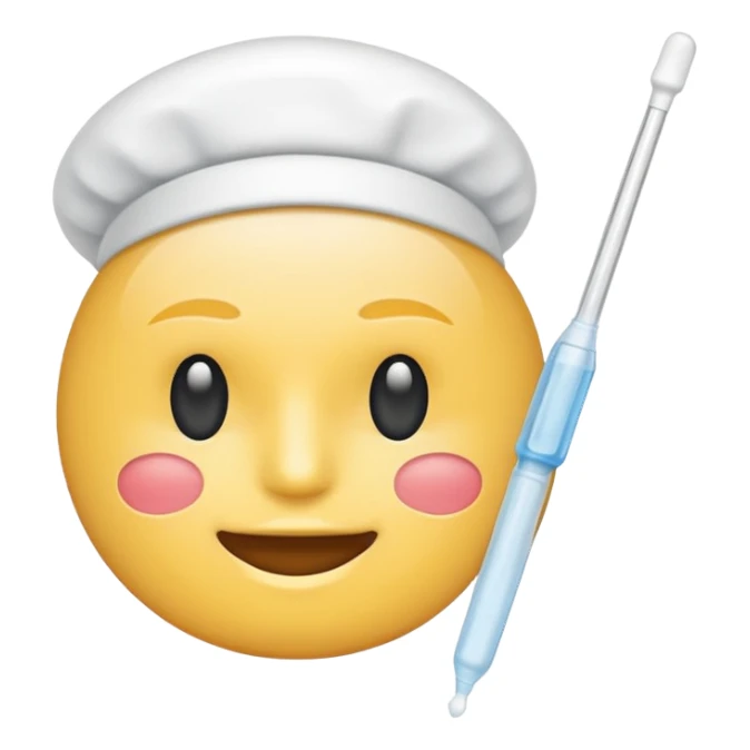 cheek swab, test kit sticker