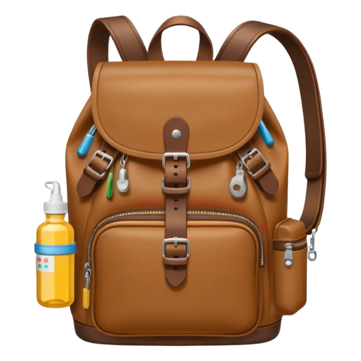 EpiPen in backpack purse sticker