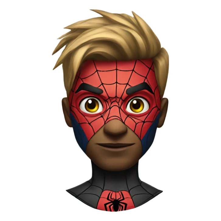 punk spider man sticker