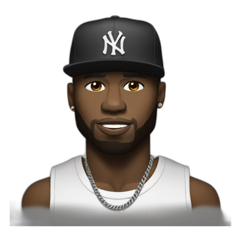 rapper 50 CENT sticker