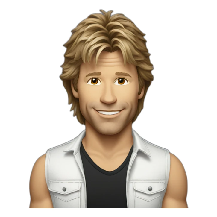 Jon Bon Jovi 1990 sticker