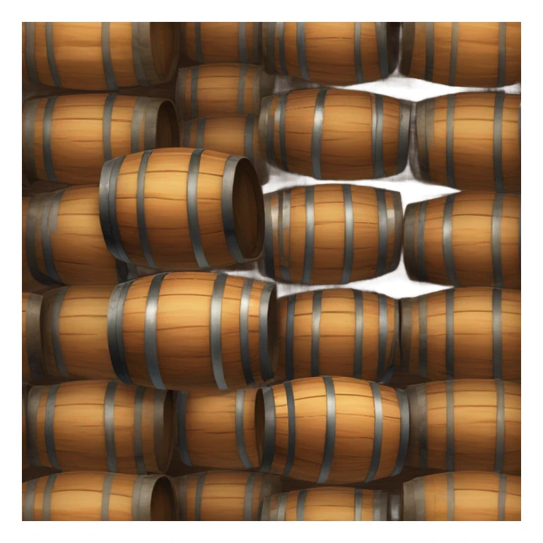 Very small bourbon barrel sticker