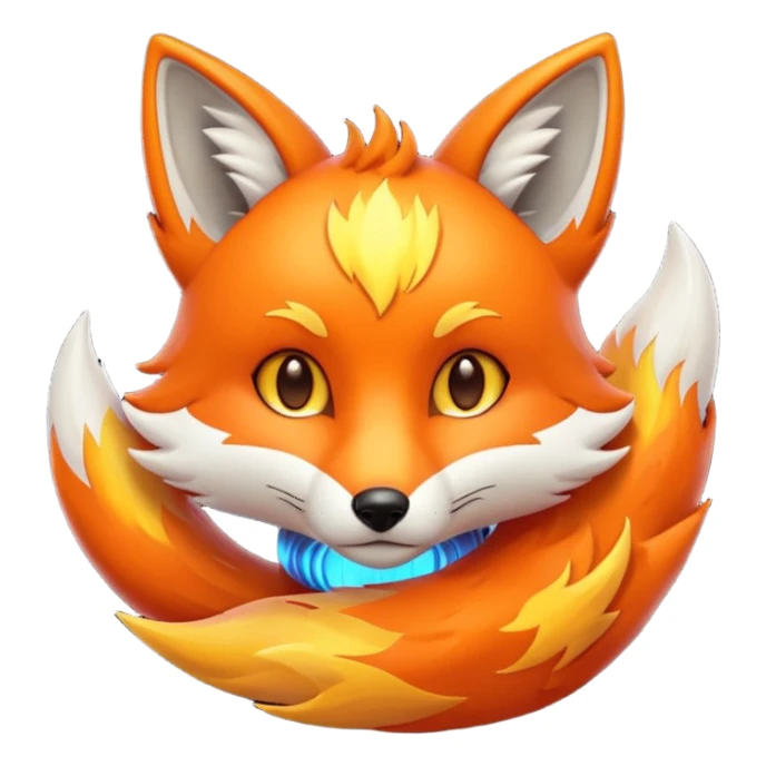 cosmic fox sticker