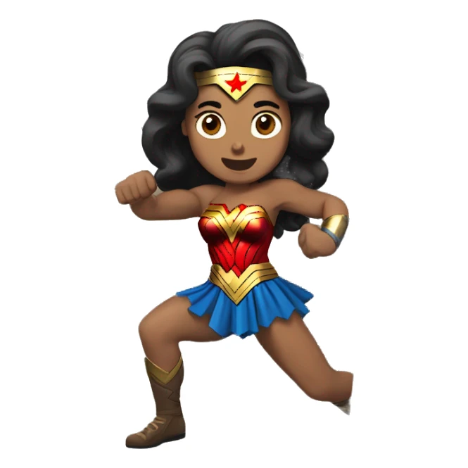 Wonder Woman bouldering sticker
