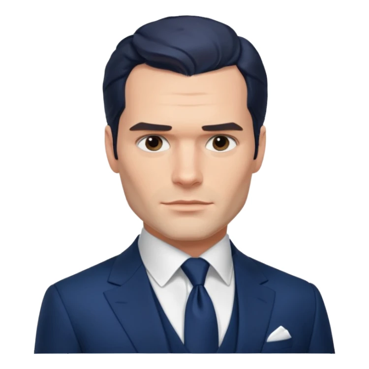 henry cavill in suit sticker